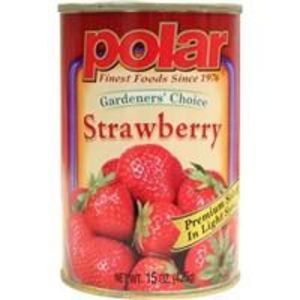 Polar Gardener's Choice Strawberry in Light Syrup