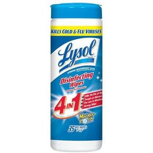 Lysol 4 in 1 Disinfecting Wipes, Spring Waterfall Scented