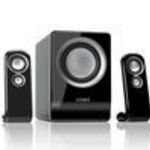 Coby 100-Watt 2.1-Channel Multimedia Speaker System for iPod and MP3 Players (Black)