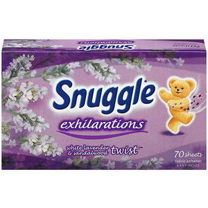 Snuggle Exhilarations White Lavender & Sandalwood Dryer Sheets
