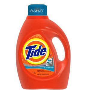 Tide with Acti-Lift Liquid Laundry Detergent, Clean Breeze Scent