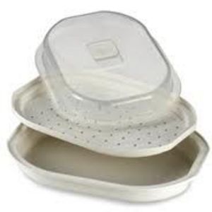 MiracleWear Meals in Minutes Microwave Fish and Vegetable Steamer