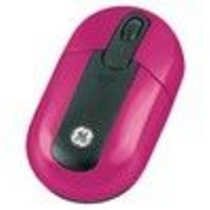 GE Wireless Optical Mini Mouse - Optical - USB - Pink (98794)