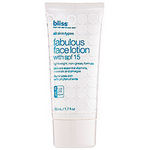Bliss Fabulous Face Lotion with SPF 15