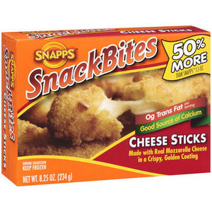 Snapps Snackbites Cheese Sticks Made With Real Mozzarella Cheese