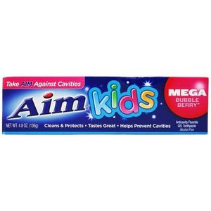 Aim Kids Mega Bubble-Berry Toothpaste