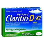 Claritin-D 24 Hour Allergy and Congestion Tablets