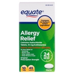 Equate Allergy Relief 24 Hour Indoor &amp; Outdoor Tablets