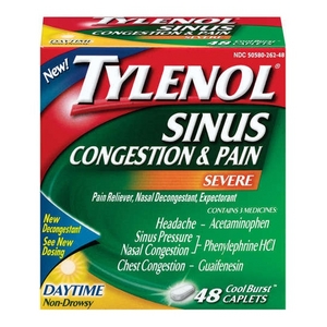 Tylenol Sinus Congestion & Pain Severe Daytime Caplets