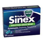 Vicks Nyquil Sinex Nighttime Sinus Relief Liquicaps