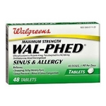 Walgreens Wal-Phed Sinus & Allergy Tablets