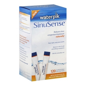 Waterpik SinuSense Soothing Saline Easy-Pour Packs