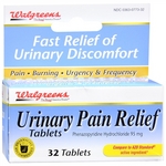 Walgreens Urinary Pain Relief Tablets