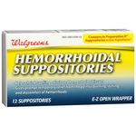 Walgreens Hemorrhoidal Suppositories