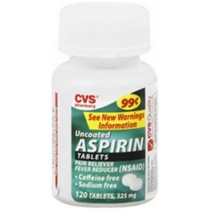 CVS Uncoated Aspirin