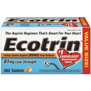 Ecotrin Low Strength Aspirin