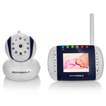 Motorola Digital Video Baby Monitor with Color LCD Screen MBP33