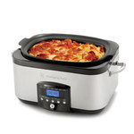 Wolfgang Puck 6-Quart Electronic Multi-Cooker with Dual Heating Elements