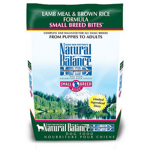Natural Balance L.I.D. Limited Ingredient Diet Lamb Meal & Brown Rice Small Breed Bites Dry Dog Food