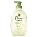 Johnson's Natural Head-to-Toe Foaming Baby Wash