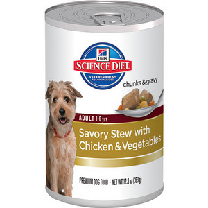 Hill's Science Diet Adult Savory Stew with Chicken & Vegetables Canned Dog Food