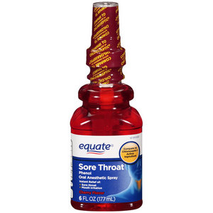 Equate Cherry Sore Throat Oral Anesthetic Spray