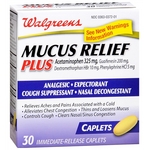 Walgreens Mucus Relief Plus Acetaminophen Immediate-Release Caplets