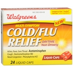 Walgreens Daytime Multi-Symptom Cold/Flu Relief Liquid Caps
