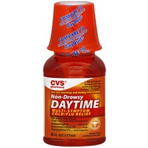 CVS Non-Drowsy Daytime Multi-Symptom Cold/Flu Relief Liquid