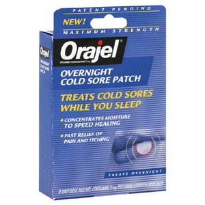 Orajel Overnight Cold Sore Patch