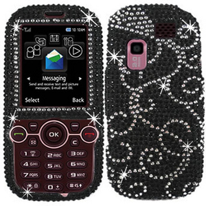 RM Trading - Bling Rhinestone Diamond Crystal Case Cover for Samsung Gravity 2