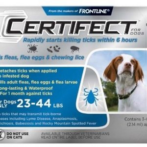 Certifect For Dogs - 23-44 Lbs, 3 Month Supply