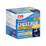 CVS Medicated Chest Rub Ointment - Lemon Scent
