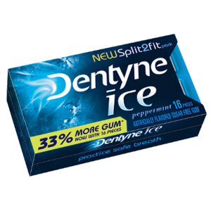 Dentyne Ice Artic Chill Split2Fit Sugar Free Gum