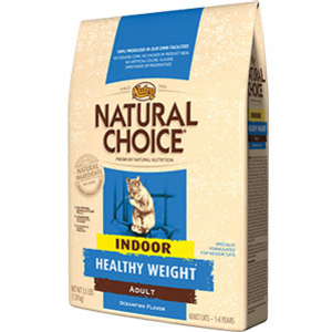 Nutro Natural Choice Healthy Weight Indoor Formula Ocean Fish Adult Dry Cat Food