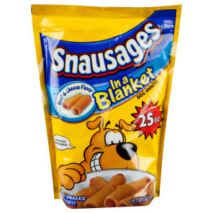 Snausages In a Blanket - Beef & Cheese