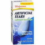 Walgreens Artificial Tears Lubricant Eye Drops