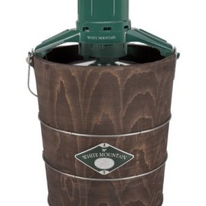 White Mountain Appalachian Series Wooden Bucket 4-Quart Electric Ice Cream Maker