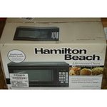 Hamilton Beach 0.9 Cu. Ft. 900 Watt Digital Microwave Oven, Black
