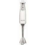 KRUPS Acrylic Immersion Blender with Stainless Steel, White