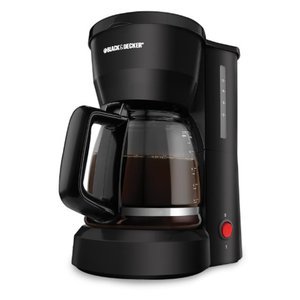 Black & Decker 5-Cup Coffeemaker, Black DCM675BMT