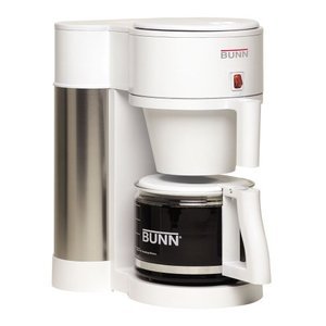 BUNN NHBW Velocity Brew 10-Cup Home Coffee Brewer, White NHBX-W