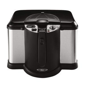 Oster 4-Liter Cool Touch Deep Fryer, Black and Stainless Steel