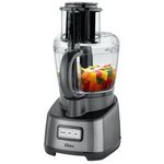 Oster 500-Watt 11-Cup Wide-Mouth Food Processor, Stainless Steel