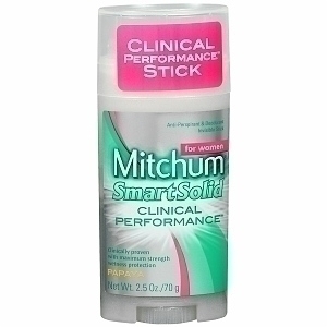 Mitchum Smart Solid Clinical Performance Invisible Stick Deodorant
