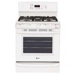 LG 5.4 CF GAS RANGE WITH CONVECTION WHTE