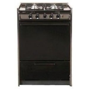 24" Slide-In Gas Range with Manual Clean Electronic Ignition and Stainless Steel Low