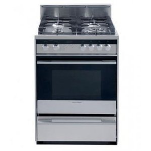 Fisher & Paykel 24" Pro-Style Gas Range with 4 Sealed Burners 2.5 cu. ft. Convection Oven Manual OR24SDMBGX1