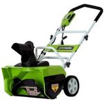 Greenworks 20-Inch 12 Amp Electric Snow Thrower