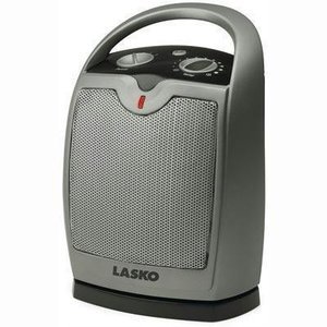 Lasko Oscillating Ceramic Space Heater With Adjustable Thermostat 5429